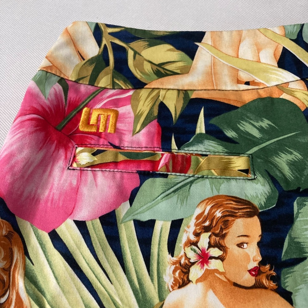 Loud Mouth Golf Ladies Skort Activewear Vibrant Hula Girl Pin-Up Pattern US 4 - Picture 5 of 10